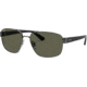 Ray-Ban RB3663 Sunglasses, Gunmetal, G-15 Green, 60, RB3663-004-58-60