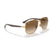 Ray-Ban RB3683 Sunglasses, Clear Gradient Brown Lenses, Arista, 56, RB3683-001-51-56
