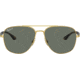 Ray-Ban RB3683 Sunglasses, Polarized Green Lenses, Arista, 56, RB3683-001-58-56