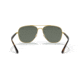 Ray-Ban RB3683 Sunglasses, Polarized Green Lenses, Arista, 56, RB3683-001-58-56