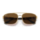 Ray-Ban RB3687 Sunglasses - Mens, Arista Frame, Brown Lens, Polarized, 58, RB3687-001-57-58