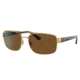 Ray-Ban RB3687 Sunglasses - Men's, Arista Frame, Brown Lens, Polarized, 58, RB3687-001-57-58