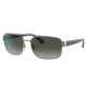 Ray-Ban RB3687 Sunglasses - Men's, Gunmetal Frame, Grey Gradient Lens, 58, RB3687-004-71-58