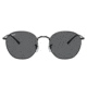 Ray-Ban RB3772 Rob Sunglasses, Black Frame, Dark Grey Lens, 54, RB3772-002-B1-54