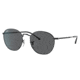 Ray-Ban RB3772 Rob Sunglasses, Black Frame, Dark Grey Lens, 54, RB3772-002-B1-54