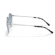 Ray-Ban RB3772 Rob Sunglasses, Silver Frame, Clear Gradient Blue Lens, 54, RB3772-003-3F-54