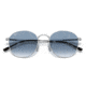 Ray-Ban RB3772 Rob Sunglasses, Silver Frame, Clear Gradient Blue Lens, 54, RB3772-003-3F-54
