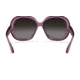Ray-Ban RB4098 Jackie Ohh II Sunglasses - Womens, Transparent Violet Frame, Grey Gradient Lens, Polarized, 60, RB4098-6591T3-60
