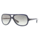 Ray-Ban RB4162 Sunglasses 629/32-5915 - Dark Shiny Blue Frame, Crystal Gray Gradient Lenses