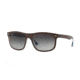 Ray-Ban RB4226F Sunglasses 61898G-59 - Top Matte Choccolate On Blue Frame, Grey Gradient Dark Grey Lenses