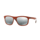 Ray-Ban RB4226F Sunglasses 619088-59 - Top Mat Orange On Violet Frame, Grey Mirror Silver Gradient Lenses