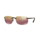 Ray-Ban RB4255 Sunglasses 604/6B-60 - Shiny Brown Frame, Brown Mirror Gold Lenses