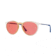 Ray-Ban RB4274 Single Vision Prescription Sunglasses, 53mm, Grad White/rubber Lt Pink Tr, RB4274-6367C8-53-SV