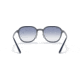 Ray-Ban RB4341 Sunglasses, Clear Gradient Light Blue Lenses, Sanding Dark Blue, 51, RB4341-633119-51