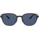 Ray-Ban RB4341 Sunglasses, Dark Blue Lenses, Sanding Black, 51, RB4341-601S80-51