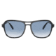 Ray-Ban RB4356 State Side Sunglasses, Transparent Blue Frame, Clear Gradient Blue Lens, 58, RB4356-66033F-58