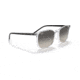 Ray-Ban RB4387 Sunglasses, Grey Gradient Lenses, Transparent, 56, RB4387-647711-56