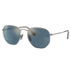 Ray-Ban RB8148 Hexagonal Sunglasses, Demigloss Gunmetal Frame, Blue Mirror Gold Lens, Polarized, 51, RB8148-9208T0-51