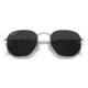 Ray-Ban RB8148 Hexagonal Sunglasses, Silver Frame, Black Lens, Polarized, 51, RB8148-920948-51