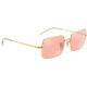 Ray-Ban Rectangle 1969 Sunglasses 001/3E-54 - , Photo pink mirror grey Lenses