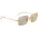 Ray-Ban Rectangle 1969 Sunglasses 001/B3-54 - , Photo dark grey mirror gold Lenses