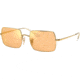 Ray-Ban Rectangle RB1969 Sunglasses, Arista, Photo Orange Mirror Gold, 54, RB1969-001-B4-54