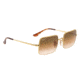 Ray-Ban RECTANGLE RB1969 Sunglasses 914751-54 - , Clear Gradient Brown Lenses
