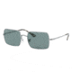 Ray-Ban RECTANGLE RB1969 Sunglasses 919756-54 - , Azure Mirror Blue Lenses