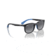 Ray-Ban RJ9076S Sunglasses - Kids, Black On Rubber Blue Frame, Grey Gradient Polarized Lens, 49, RJ9076S-7122T3-49