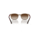 Ray-Ban RJ9076S Sunglasses - Kids, Transp Brown On Rubber Green Frame, Brown Gradient Lens, 49, RJ9076S-712313-49