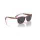 Ray-Ban RJ9076S Sunglasses - Kids, Transp Pink On Rubber Pink Frame, Dark Grey Lens, 49, RJ9076S-712587-49