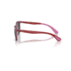Ray-Ban RJ9076S Sunglasses - Kid's, Transp Pink On Rubber Pink Frame, Dark Grey Lens, 49, RJ9076S-712587-49