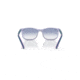 Ray-Ban RJ9076S Sunglasses - Kid's, Transp Violet On Rubber Violet Frame, Clear Gradient Light Blue Lens, 49, RJ9076S-712619-49
