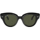 Ray-Ban Roundabout RB2192F Sunglasses, Black, 47, RB2192F-901-31-47