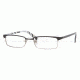 Ray-Ban RX8633 Bifocal Eyeglasses - Shiny Black Demo Lens Frame / 52 mm Prescription Lenses, 1017-5217