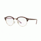 Ray-Ban RX4246V Progressive Prescription Eyeglasses 5240-49 - Top Havana On Opal Violet Frame