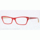 Ray-Ban RX5256 Eyeglass Frames 5191-52 - Top Red on Yellow Frame, Demo Lens Lenses