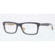 Ray-Ban RX5287 Progressive Prescription Eyeglasses 5131-5418 - Top Blue/Beige Variega Frame, Demo Lens Lenses