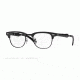 Ray-Ban RX6295 Single Vision Prescription Eyeglasses 2805-49 - Brusched Black Frame