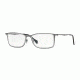 Ray-Ban RX6299 Eyeglass Frames 2759-55 - Demigloss Gunmetal Frame