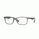 Ray-Ban RX7047 Bifocal Prescription Eyeglasses 5482-54 - Matte Trasp Grey Frame