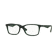 Ray-Ban RX7047 Bifocal Prescription Eyeglasses 5483-56 - Matte Trasp Green Frame