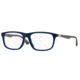 Ray-Ban RX7055F Progressive Prescription Eyeglasses 5538-56 - Blue Frame
