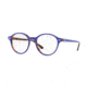 Ray-Ban RX7118 Eyeglass Frames 5716-48 - Top Violet On Havana Orange Frame