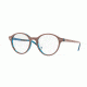 Ray-Ban RX7118F Eyeglass Frames 5715-50 - Top Light Brown On Blue Havana Frame
