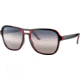 Ray-Ban State Side RB4356 Sunglasses, Black Red Light Gray, 58, RB4356-6549GE-58