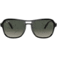 Ray-Ban State Side RB4356 Sunglasses, Grey Gradient Lenses, Black Transparent Black, 58, RB4356-654571-58