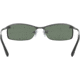 Ray-Ban Top Bar Sunglasses RB3183 004-71-6315 - Gunmetal Frame / Green Lenses