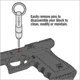 Real Avid 2-in-1 Tool For Glock Disasembly &amp; Front Sight, AVGLOCK21