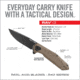 Real Avid Rav-3 Assisted Opening Folding Knife, 3.25 in Blade, Stainless Steel, AVRAV3